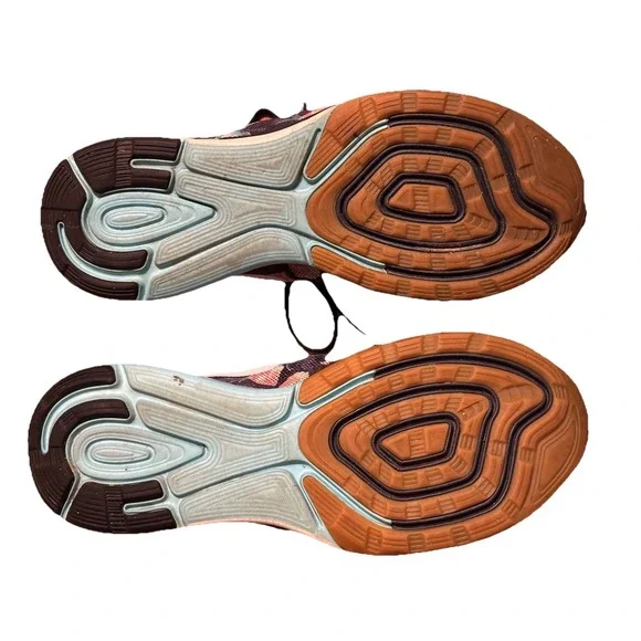 Women's Black Floral Nike Lunarglide 6 Athletic Running/Walking Shoes Size 9 - Picture 8 of 11